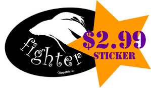 Fighter Sticker - $2.99