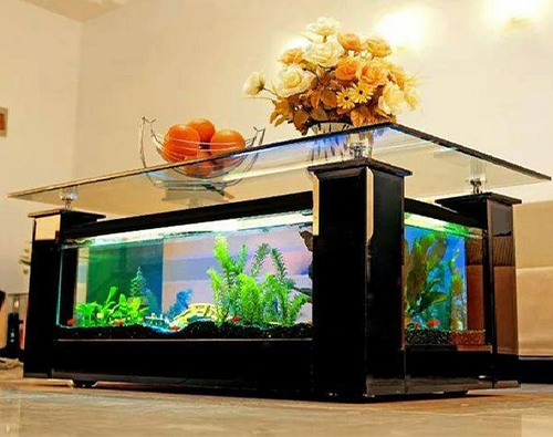 Fish tank coffee table hot sale cheap